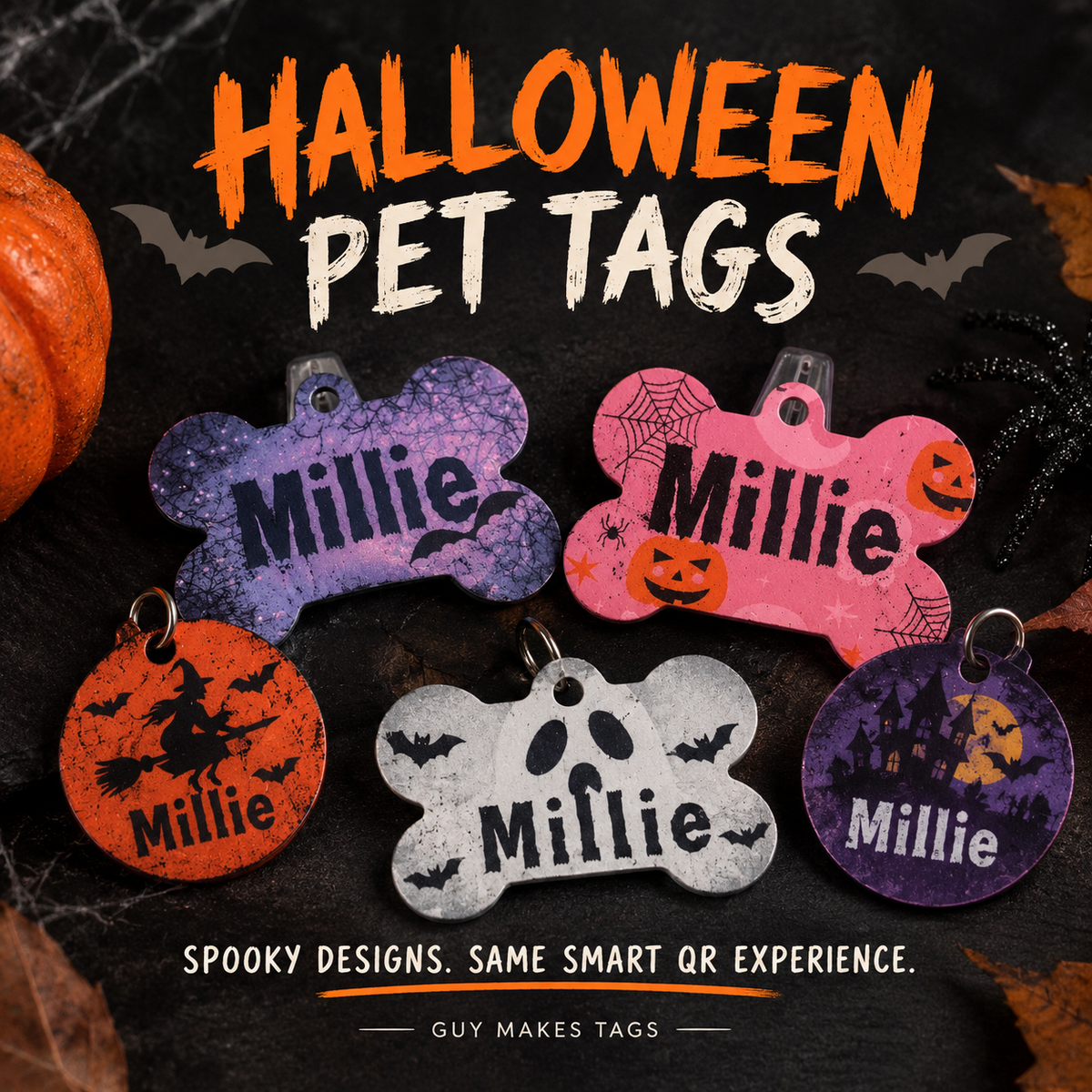 Halloween Pet Tags